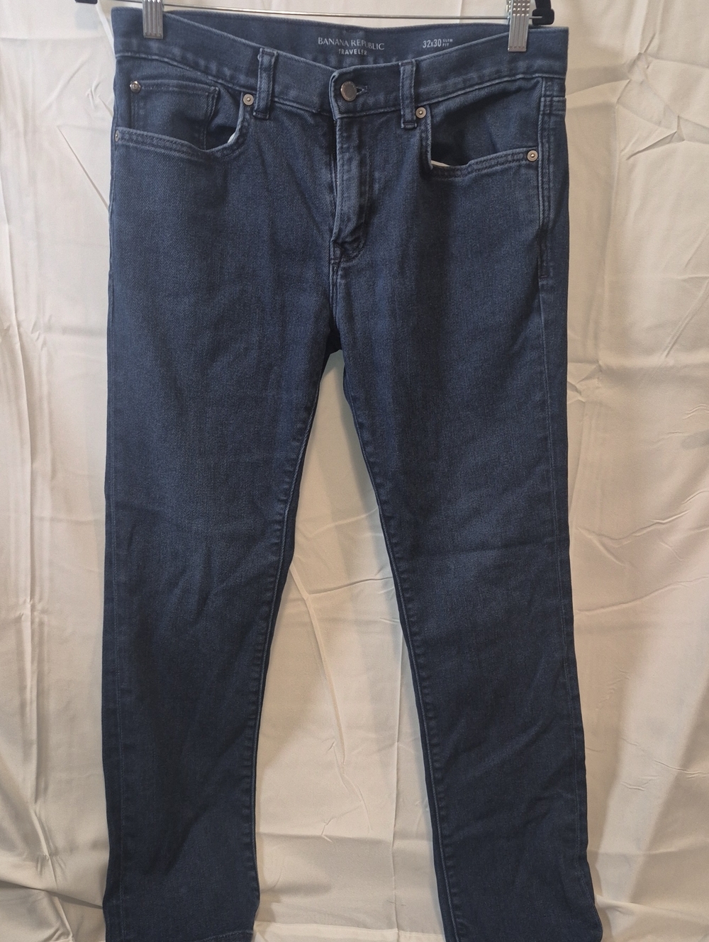 Banana Republic Men’s Dark Indigo Slim Straight Jeans